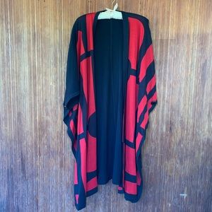 Long Patterned Cardigan